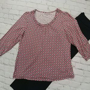 Croft & Barrow Printed Knit Top